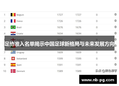 足协准入名单揭示中国足球新格局与未来发展方向