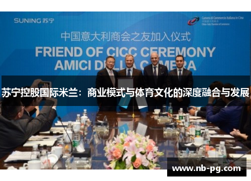 苏宁控股国际米兰：商业模式与体育文化的深度融合与发展